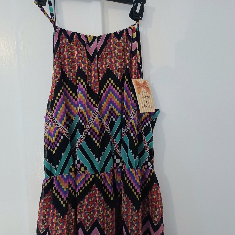 Maxi length sundress sleeveless 2x NEW